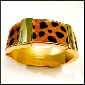 J. Crew “Wild Side” Calf Hair Bangle
